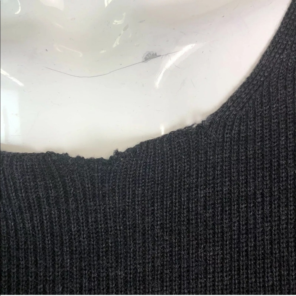 Comma, Merino Wool Ribbed Button Back Dress - Picture 6 of 8